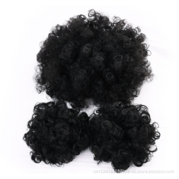 imported fiber fluffi puff ponytail hair piece supplier, synthetic full ponytail wig, updo ponytail hair bun extension unprocess